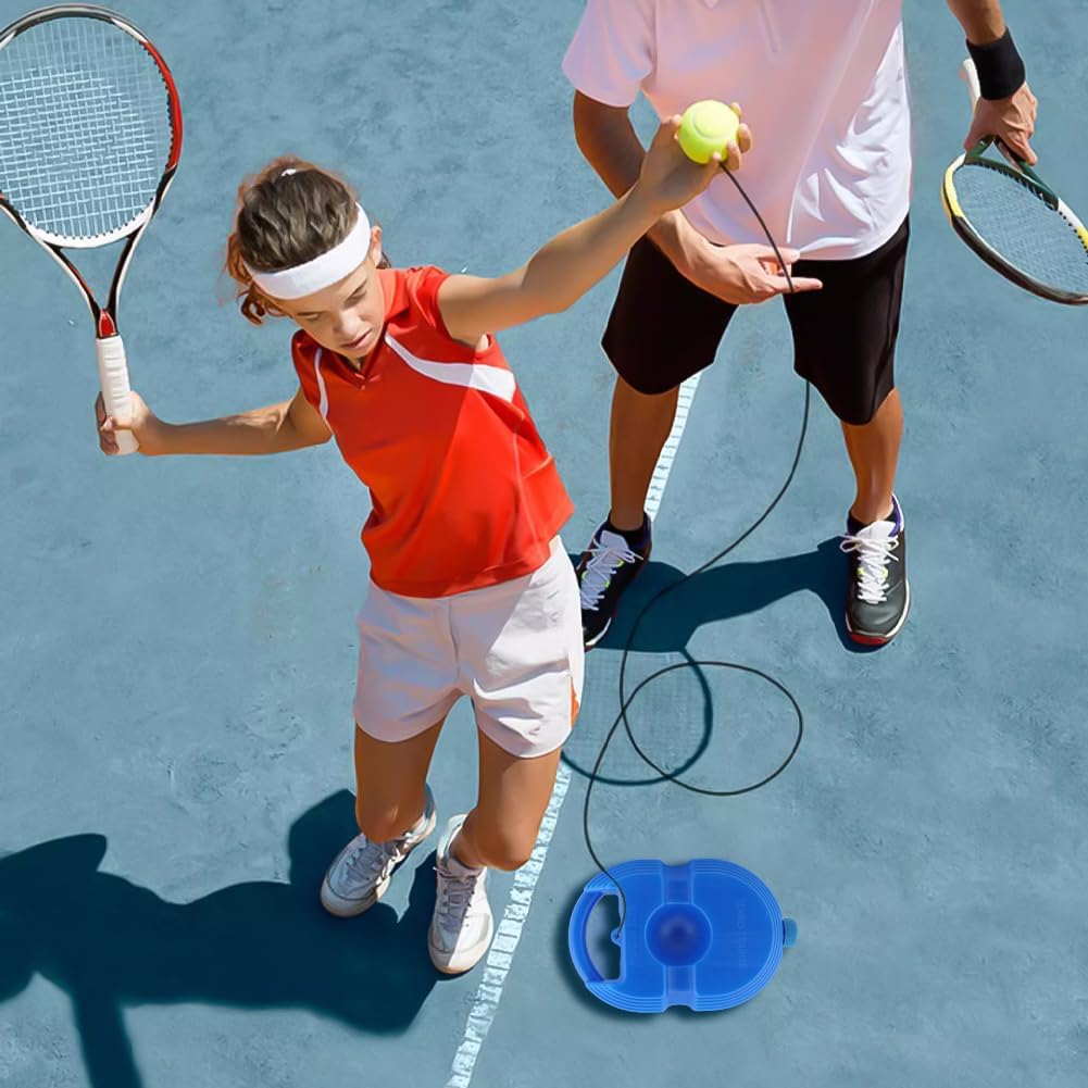 Solo Tennis Trainer Rebound Ball with + Racquet + 1 String Ball (Orange)