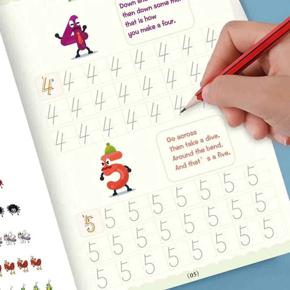 Reusable Handwriting Workbook For Kids | Pack Of 4 Books
