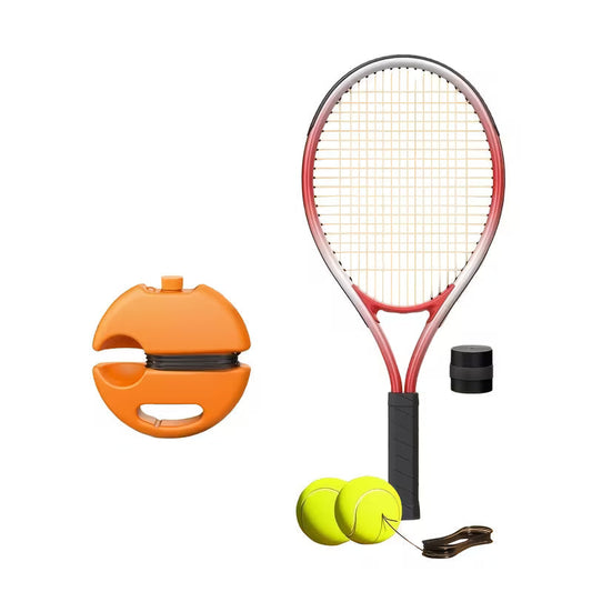 Solo Tennis Trainer Rebound Ball with + Racquet + 1 String Ball (Orange)