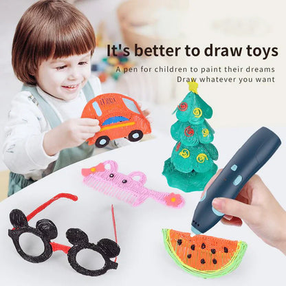 3D Drawing Pen  - Enhance Art and Imagination Skills - Random Color