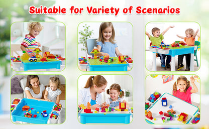 Building Blocks Table Set – Includes 1 Rabbit Chair & 560+ Blocks Set