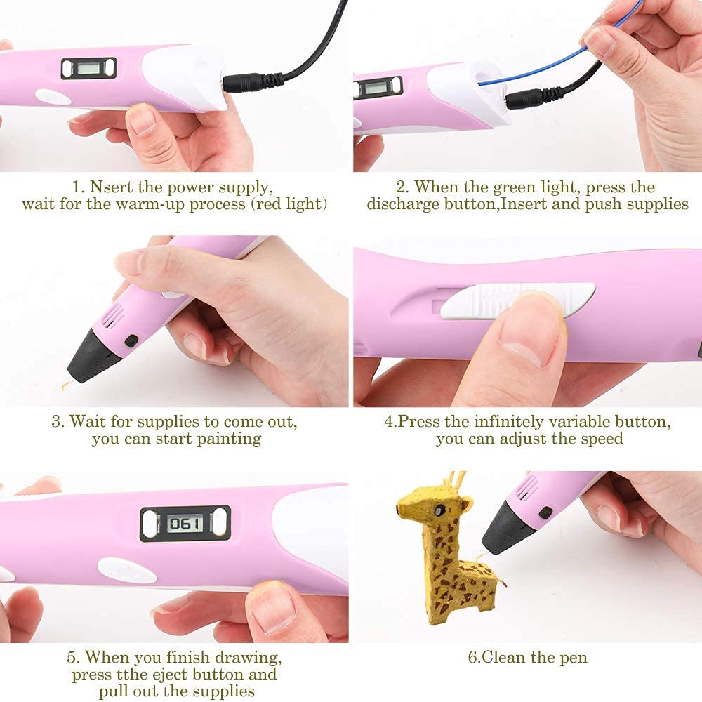 3D Drawing Pen  - Enhance Art and Imagination Skills - Random Color