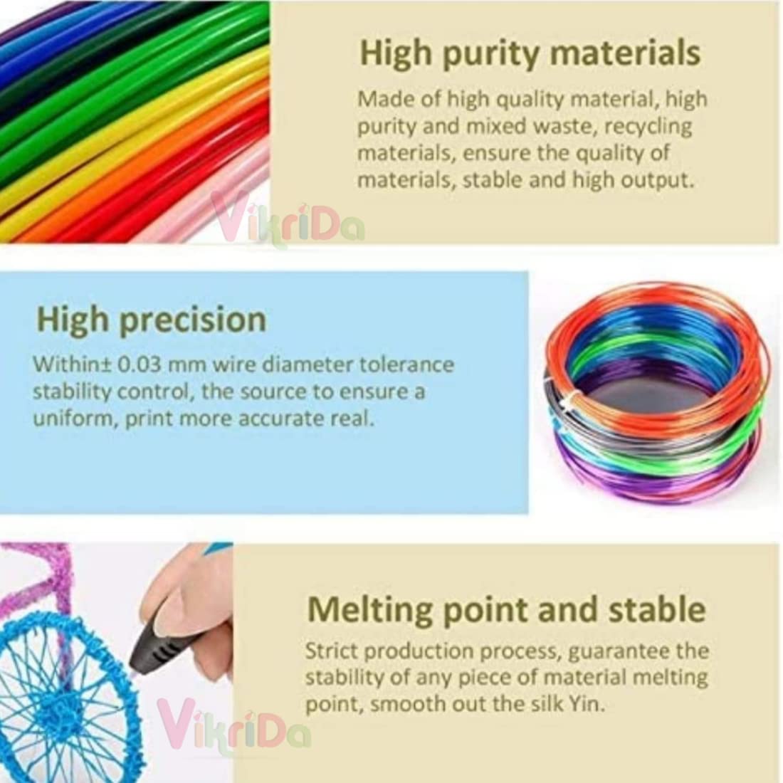 3D Drawing Pen  - Enhance Art and Imagination Skills - Random Color