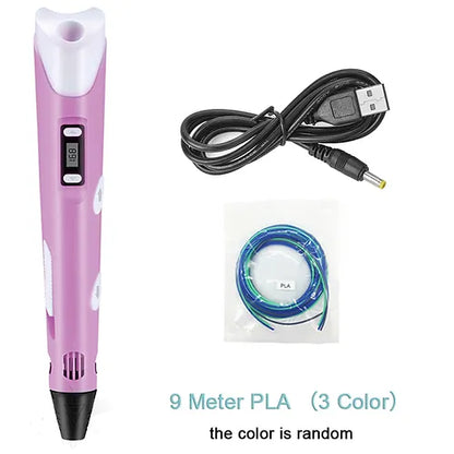 3D Drawing Pen  - Enhance Art and Imagination Skills - Random Color
