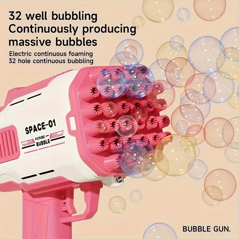 Bazooka Bubble Maker Blower Machine for Kids & Adults Outdoor Indoor Birthday Wedding Party Gifts