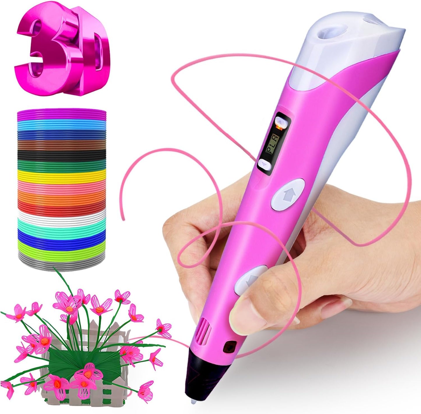3D Drawing Pen  - Enhance Art and Imagination Skills - Random Color