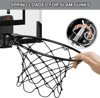 Indoor Basketball Hoops Backboard (Goals Counter) + Balls