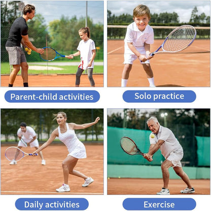 Solo Tennis Trainer Rebound Ball with + Racquet + 1 String Ball