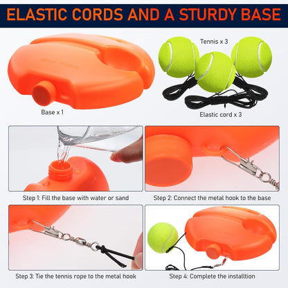 Tennis Trainer Rebound Ball with String — Random Color