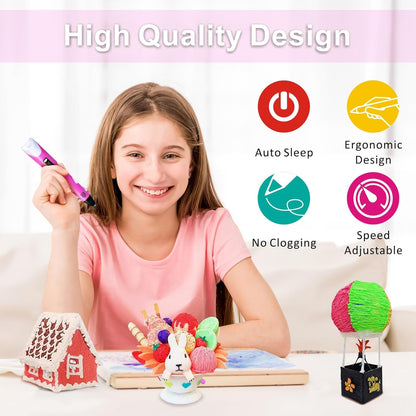 3D Drawing Pen  - Enhance Art and Imagination Skills - Random Color