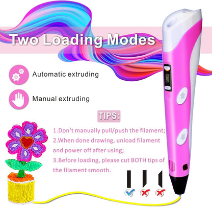 3D Drawing Pen  - Enhance Art and Imagination Skills - Random Color