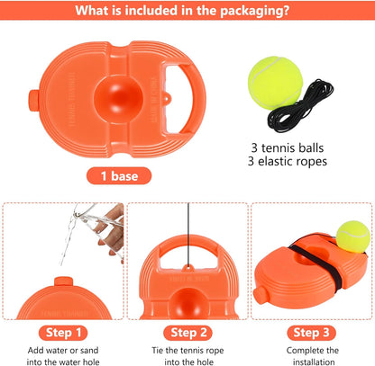 Tennis Trainer Rebound Ball with String — Random Color