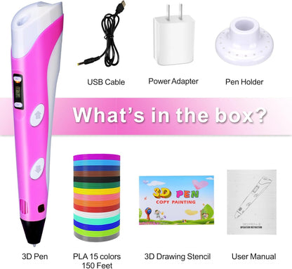 3D Drawing Pen  - Enhance Art and Imagination Skills - Random Color