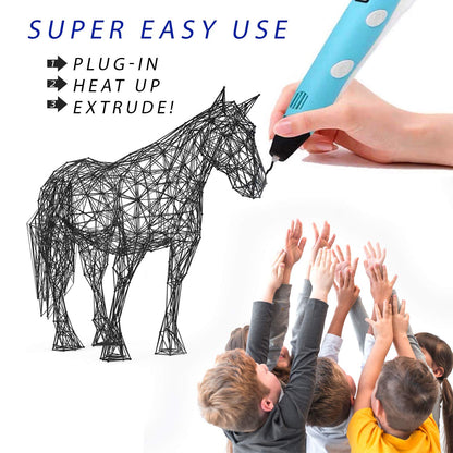 3D Drawing Pen  - Enhance Art and Imagination Skills - Random Color
