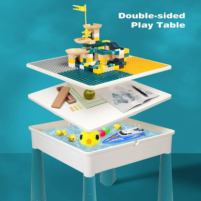 Building Blocks Table Set – Includes 1 Rabbit Chair & 560+ Blocks Set