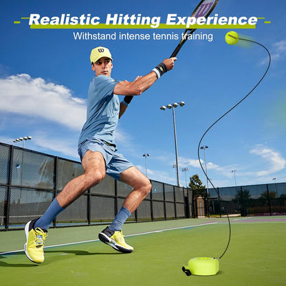 Solo Tennis Trainer Rebound Ball with + Racquet + 1 String Ball (Orange)