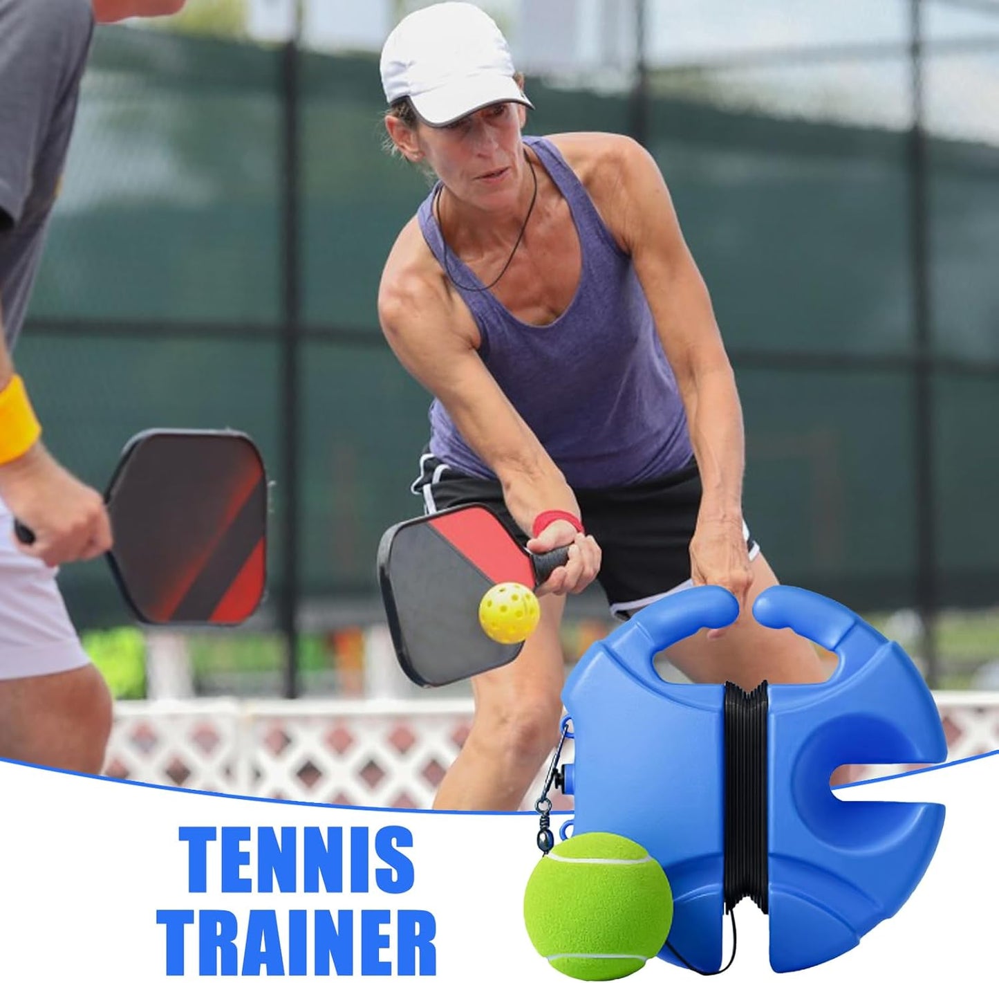 Tennis Trainer Rebound Ball with String — Random Color