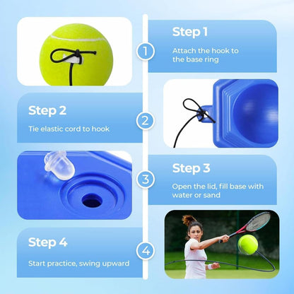 Tennis Trainer Rebound Ball with String — Random Color