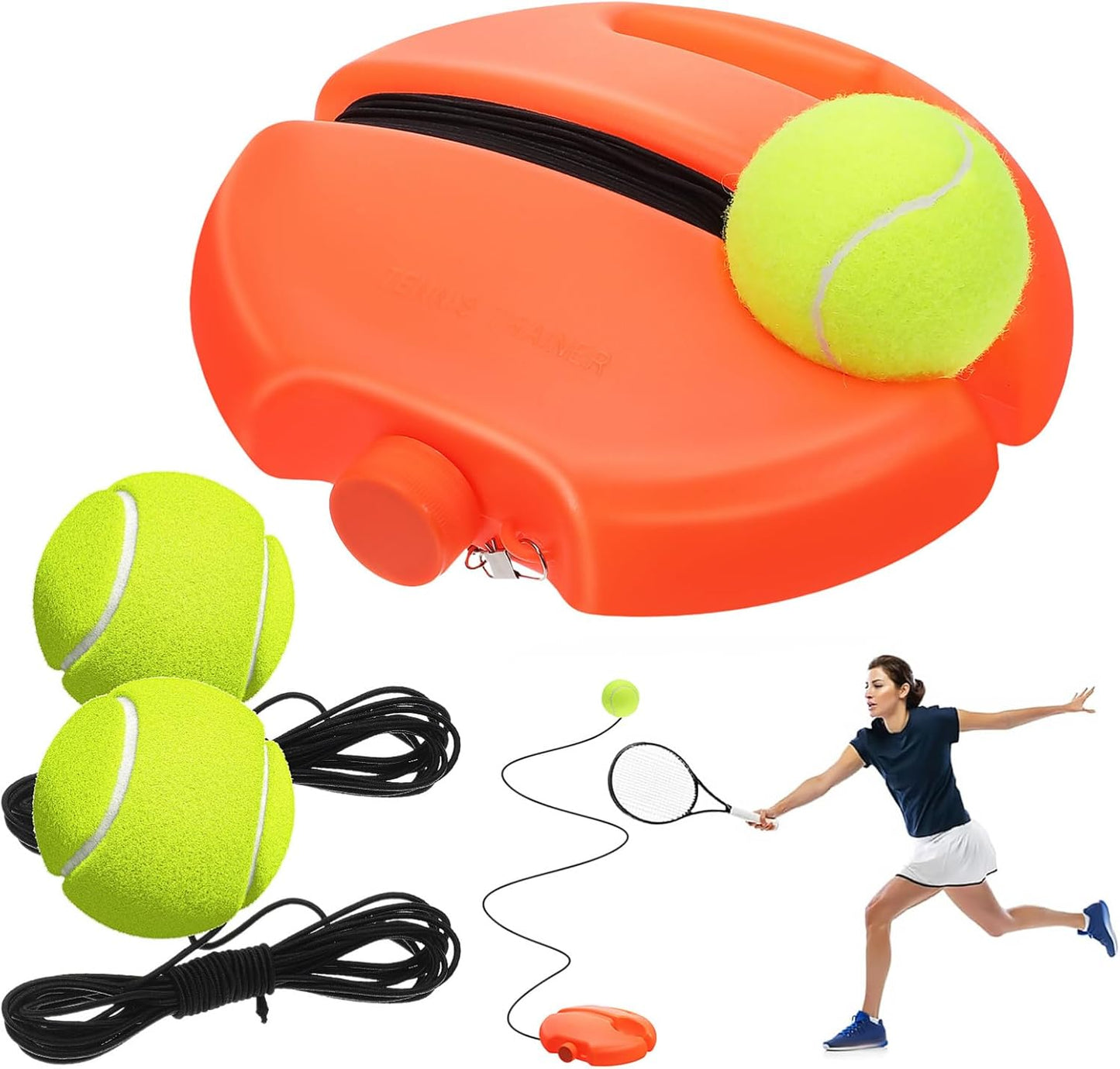 Tennis Trainer Rebound Ball with String — Random Color