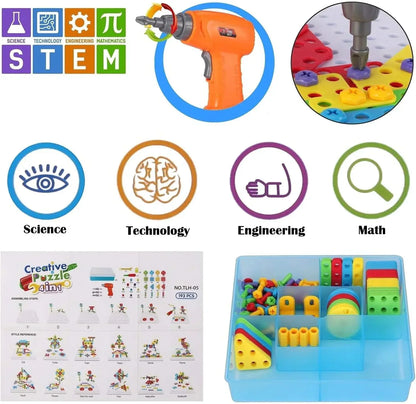 Kids Power Tools With Screwdriver Toy Set