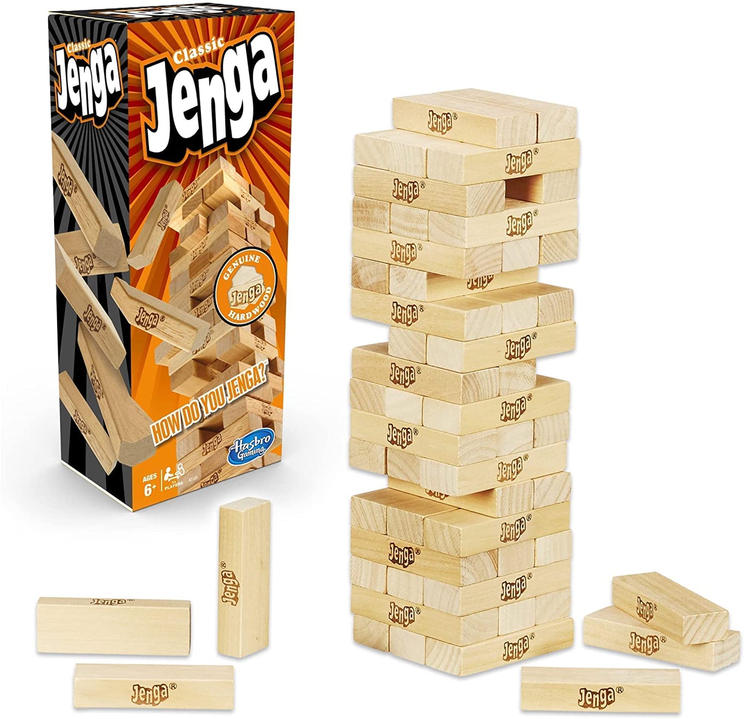 Jenga Tower Stacking Blocks Board Game