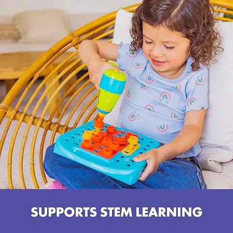Kids Power Tools With Screwdriver Toy Set