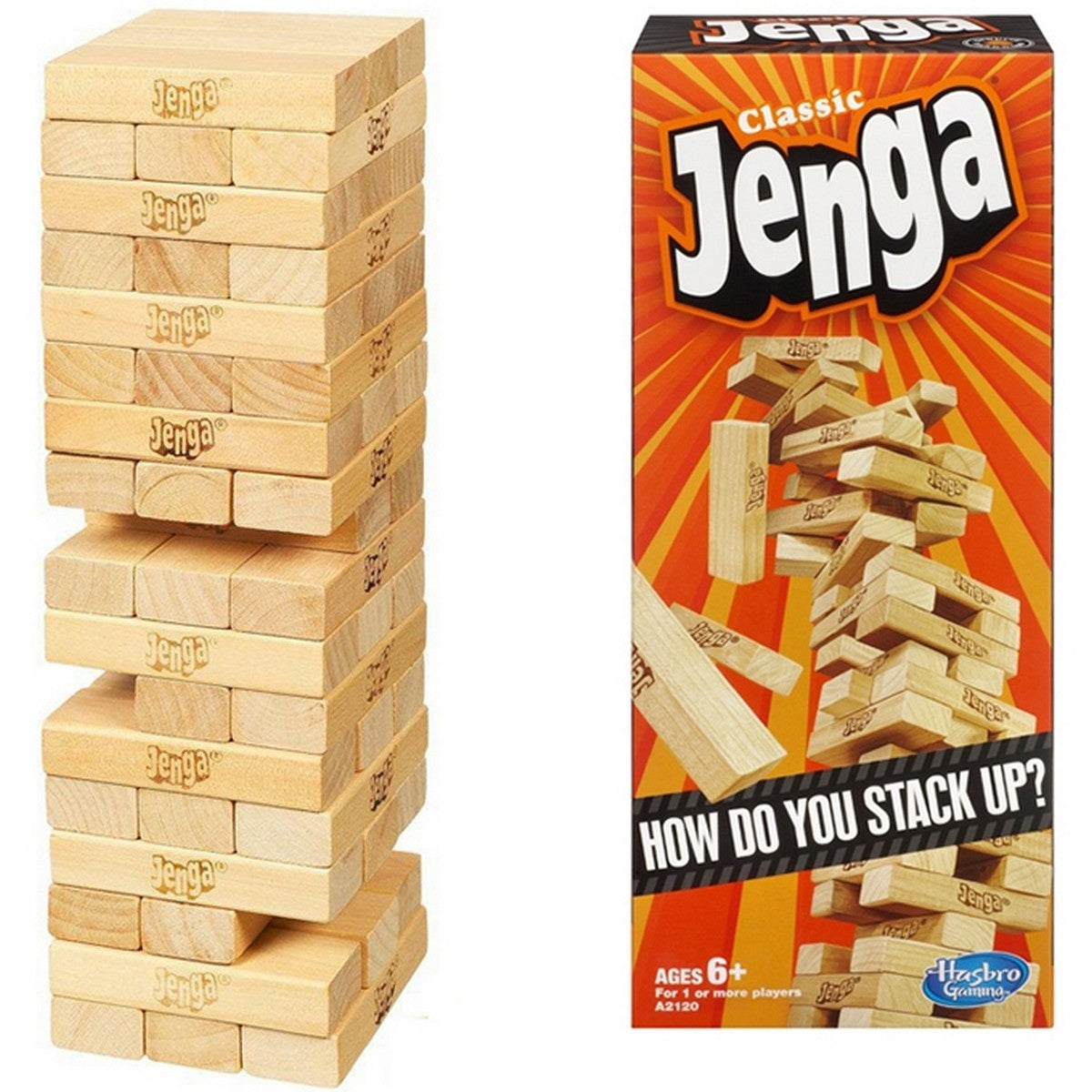 Jenga Tower Stacking Blocks Board Game