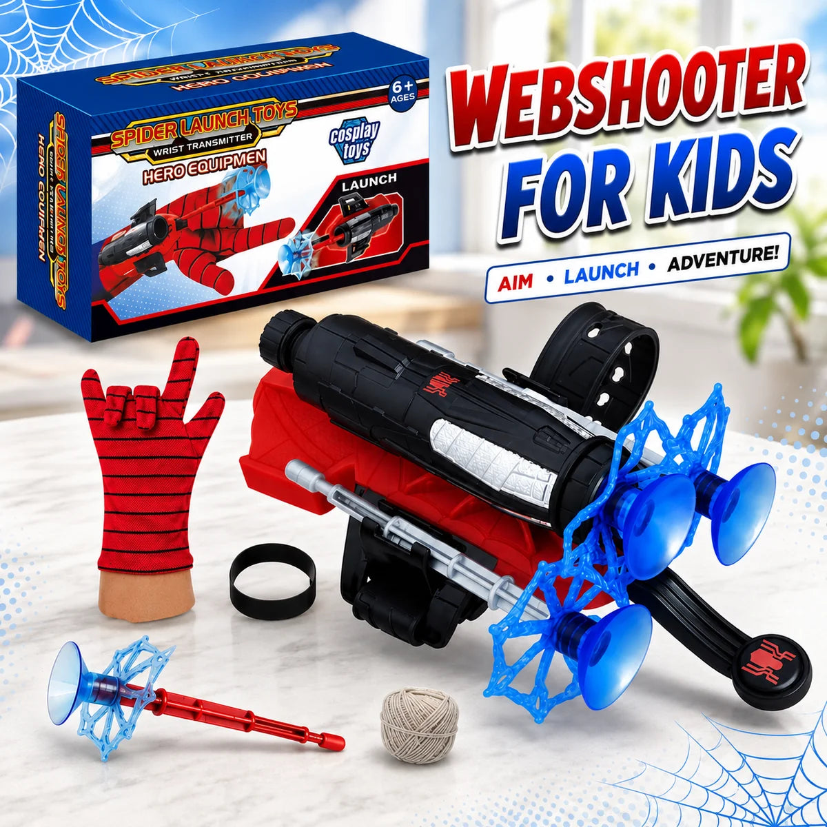 SpiderShot™ Spider Web Launcher
