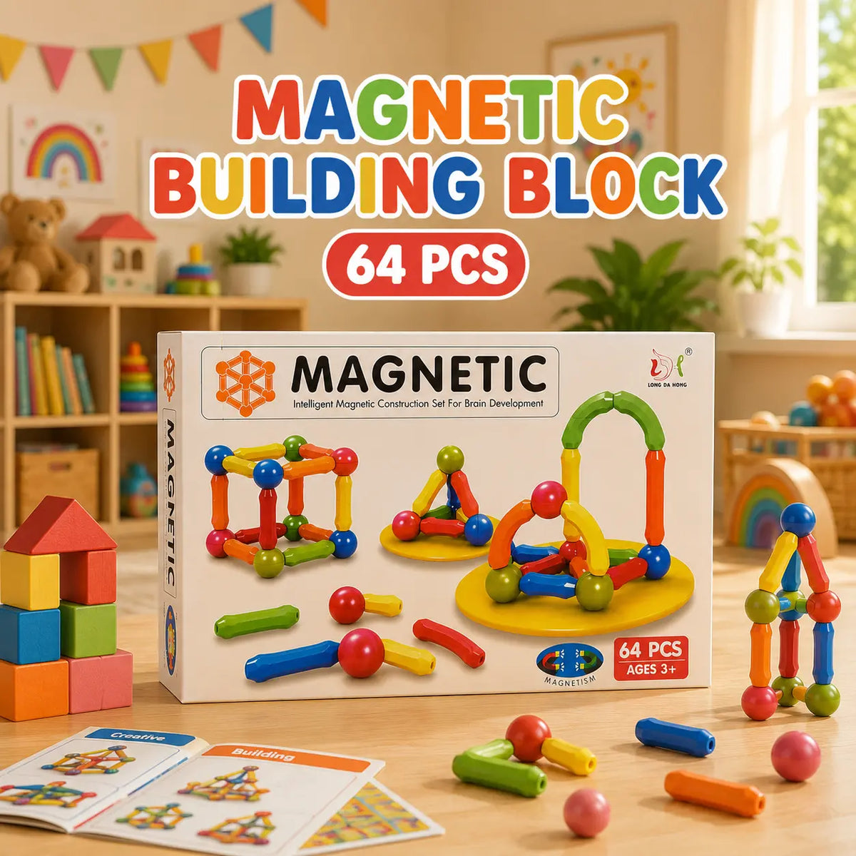 Magnetic Stick Building Blocks