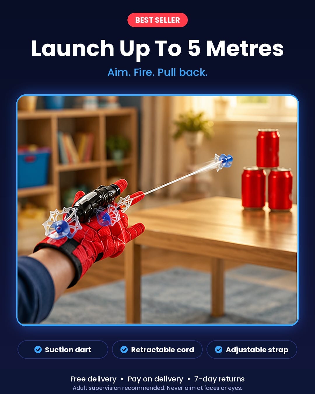 SpiderShot™ Spider Web Launcher