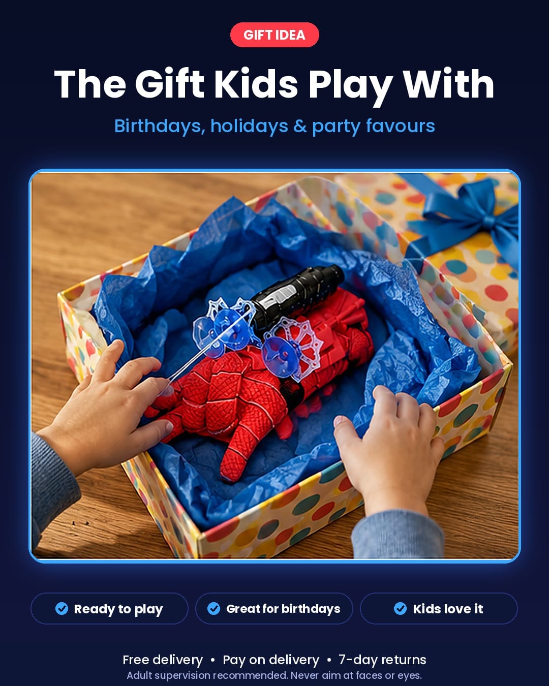 SpiderShot™ Spider Web Launcher