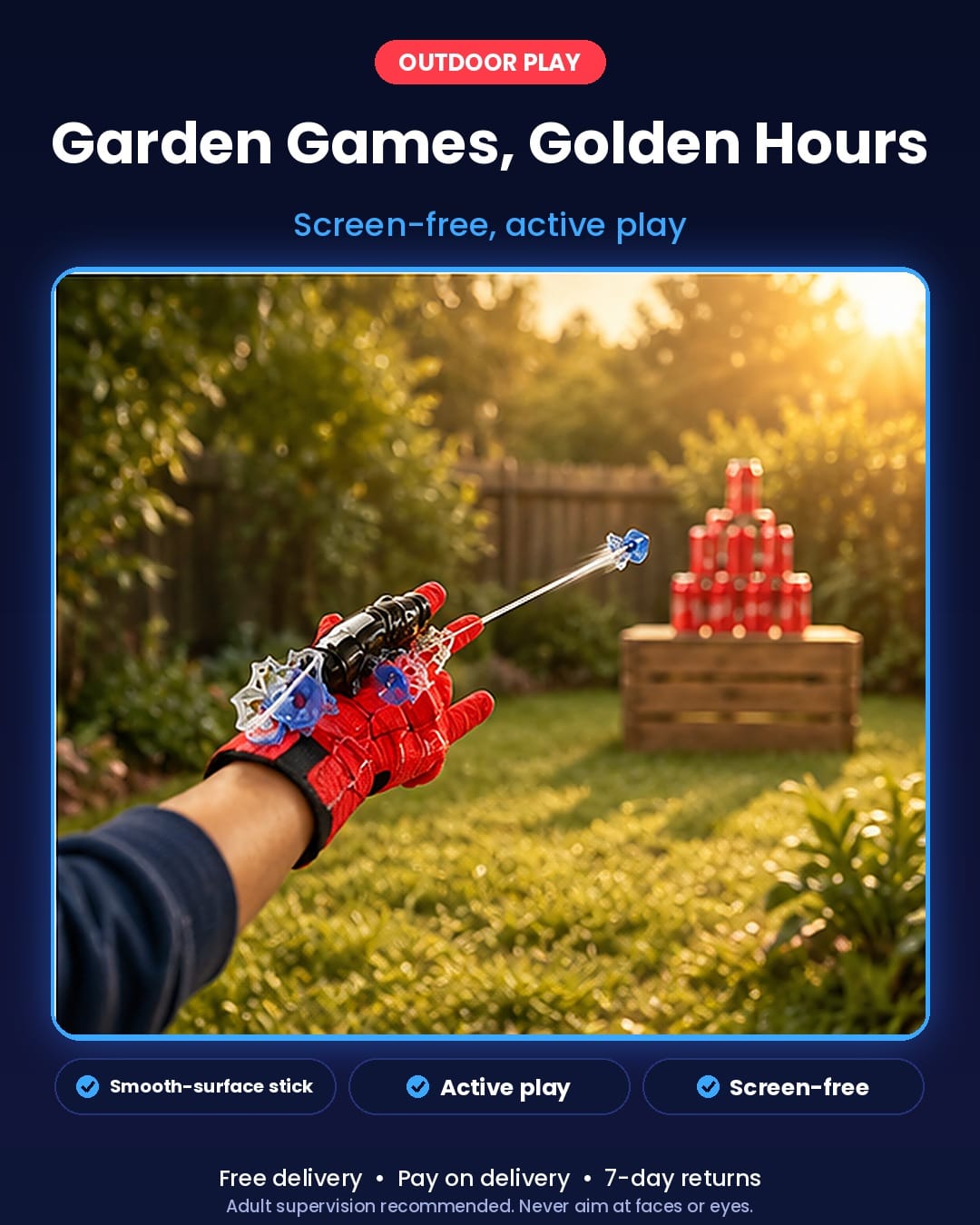 SpiderShot™ Spider Web Launcher