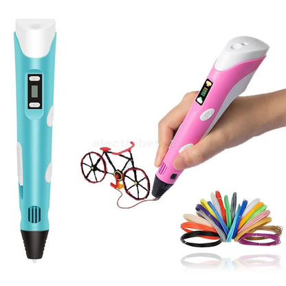 3D Drawing Pen  - Enhance Art and Imagination Skills - Random Color