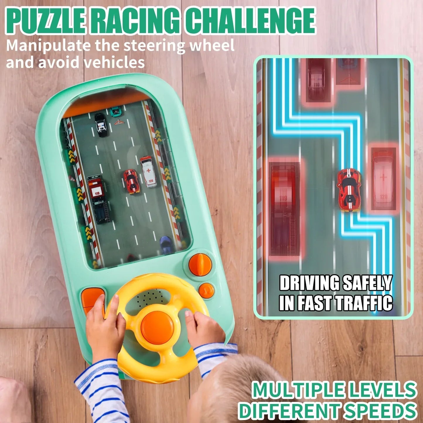 Interactive Kids Driving Steering Wheel Toy