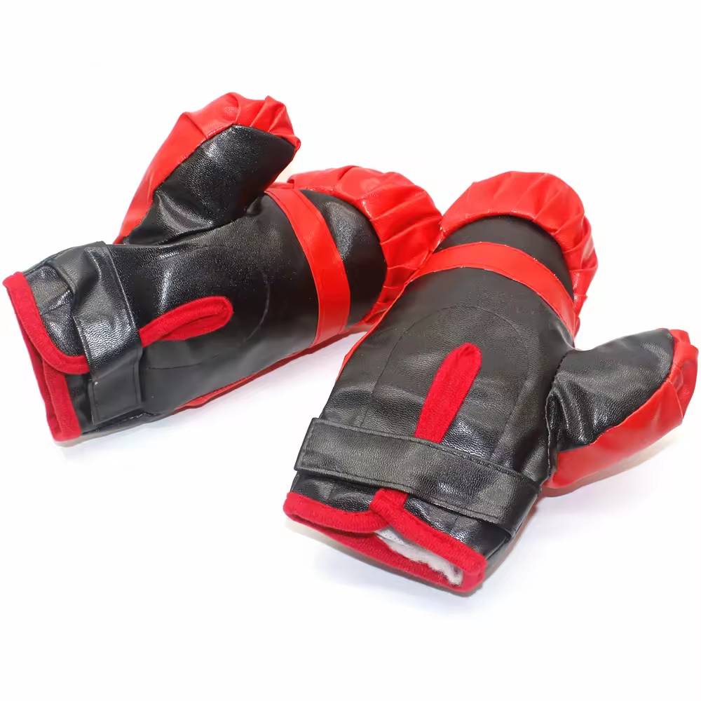 Kids Boxing Trainer Stand + Gloves and Pump (Height-Adjustable)