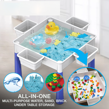 Building Blocks Table Set – Includes 1 Rabbit Chair & 560+ Blocks Set