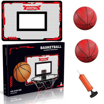 Indoor Basketball Hoops Backboard (Goals Counter) + Balls