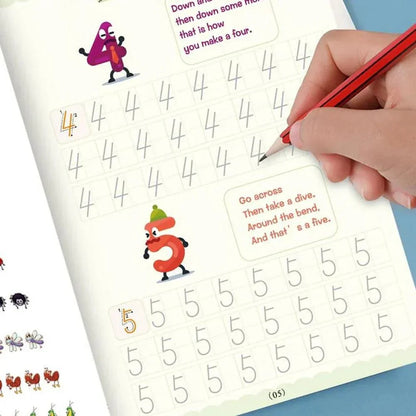Reusable Handwriting Workbook For Kids | Pack Of 4 Books