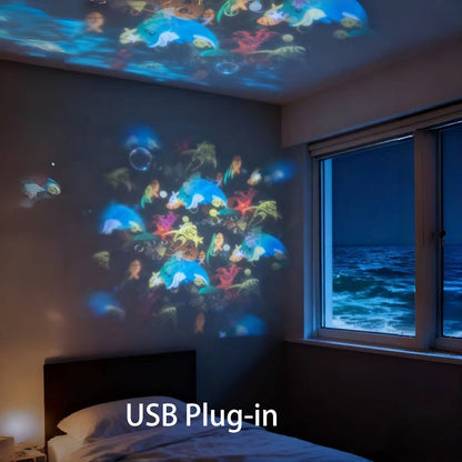 Dynamic rotating LED projector light